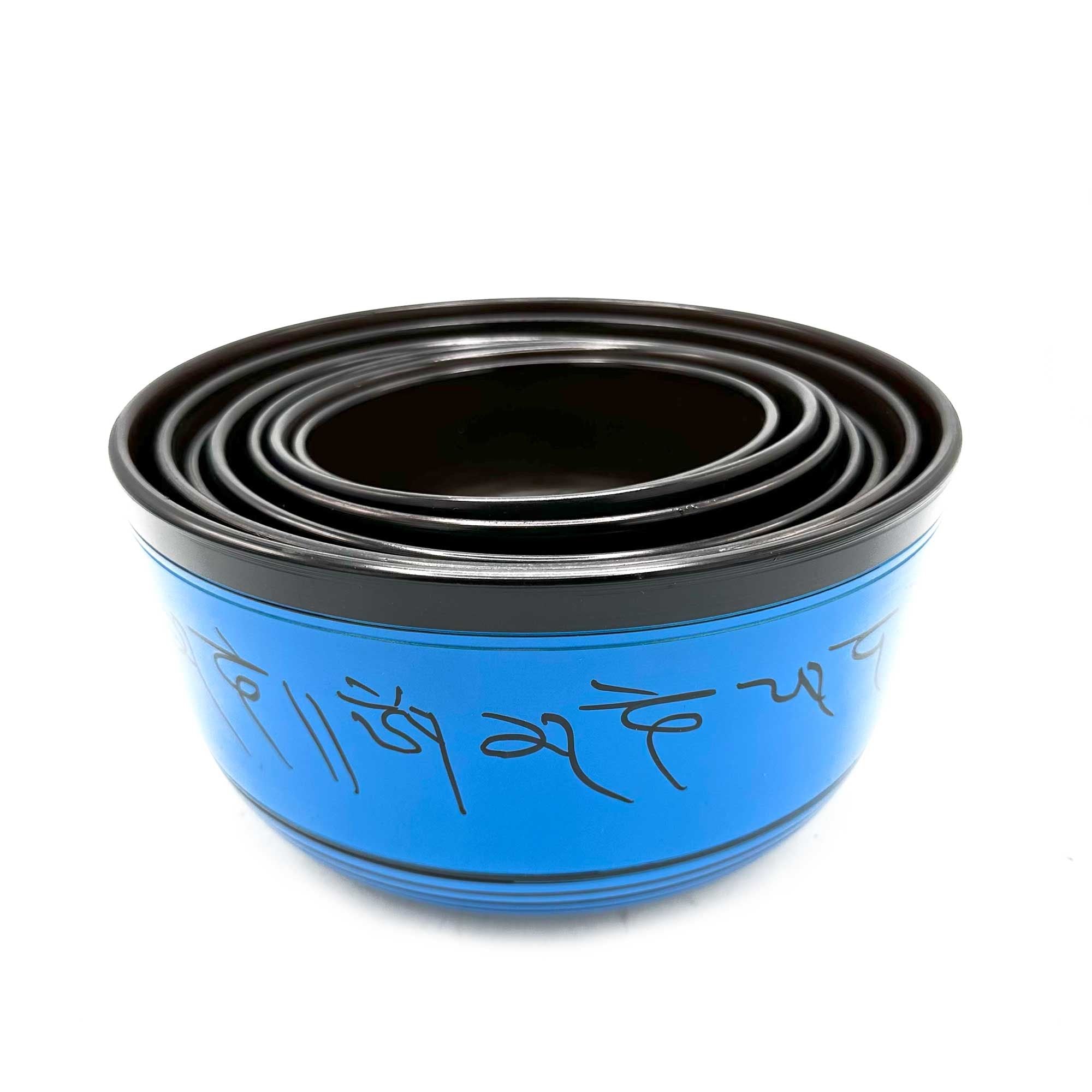 Juego de siete cuencos tibetanos para chakras pequeños (14-22 cm)( Aprox 7 kg )