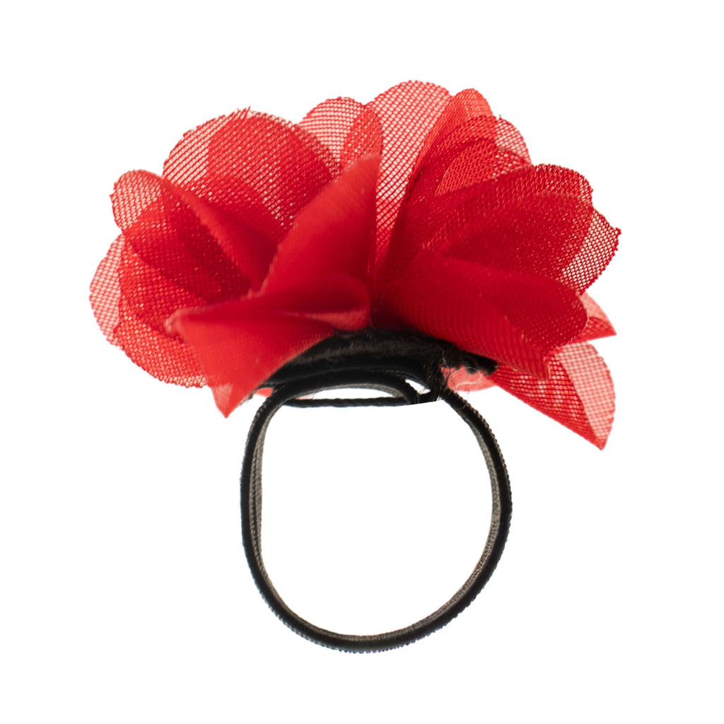 Anillos difusores de chiffón con fragancia – Rojo rosa