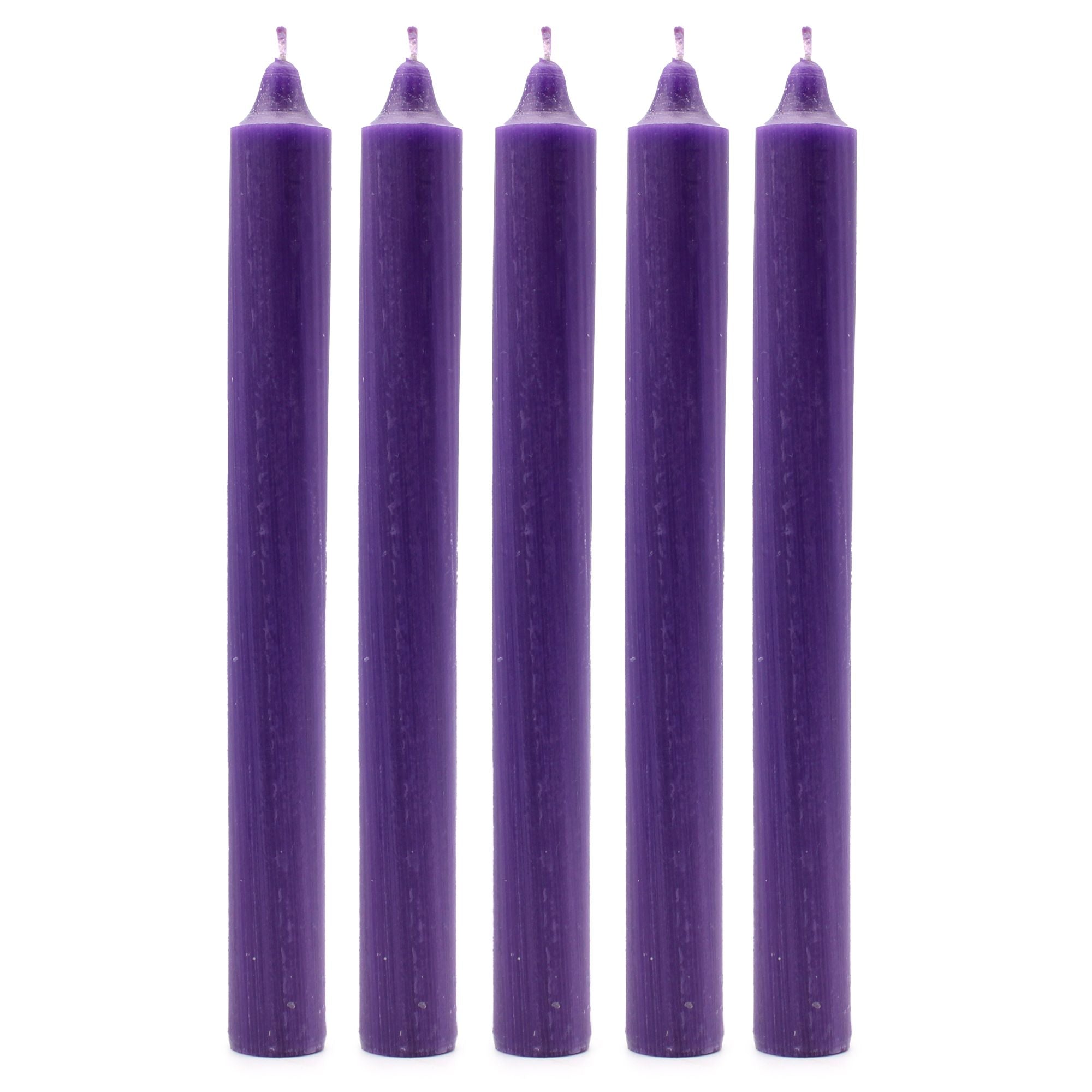 Velas a granel color sólido - Rústico - Paquete de 10 ( 15 colores )