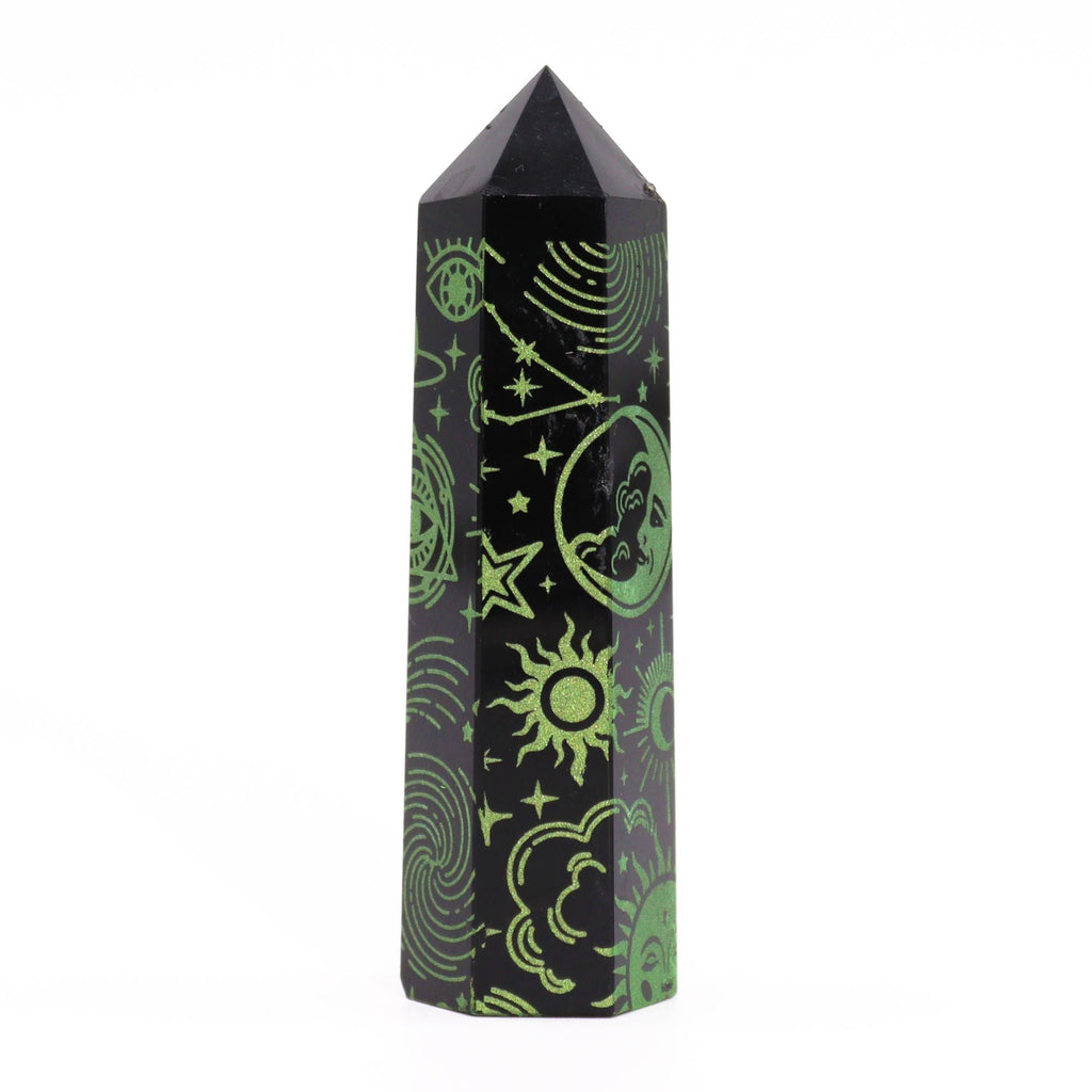 Punta de Obsidiana Negra Natural ( 5 modelos )