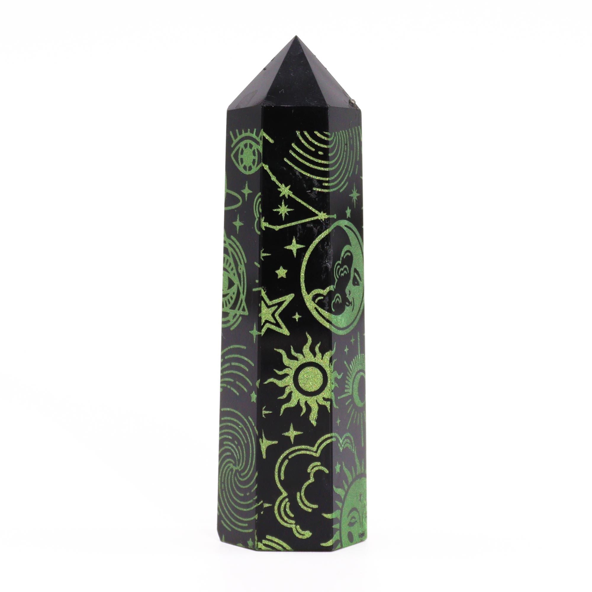 Punta de Obsidiana Negra Natural ( 5 modelos )