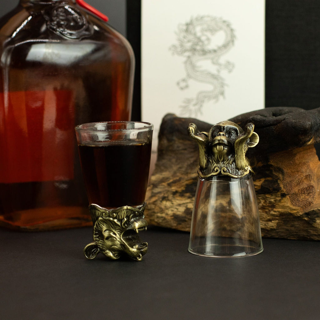 Set de Regalo Vasos de Chupito y Whisky · Criaturas Místicas ( 6 modelos )