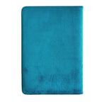 Cuaderno de terciopelo azul claro - 80 páginas - Abraza el viaje