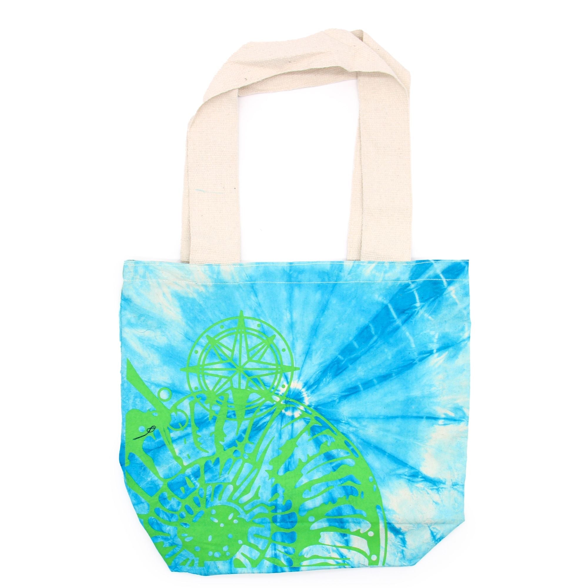 Bolsa de Algodon Natural con Diseño "Tie Dye"