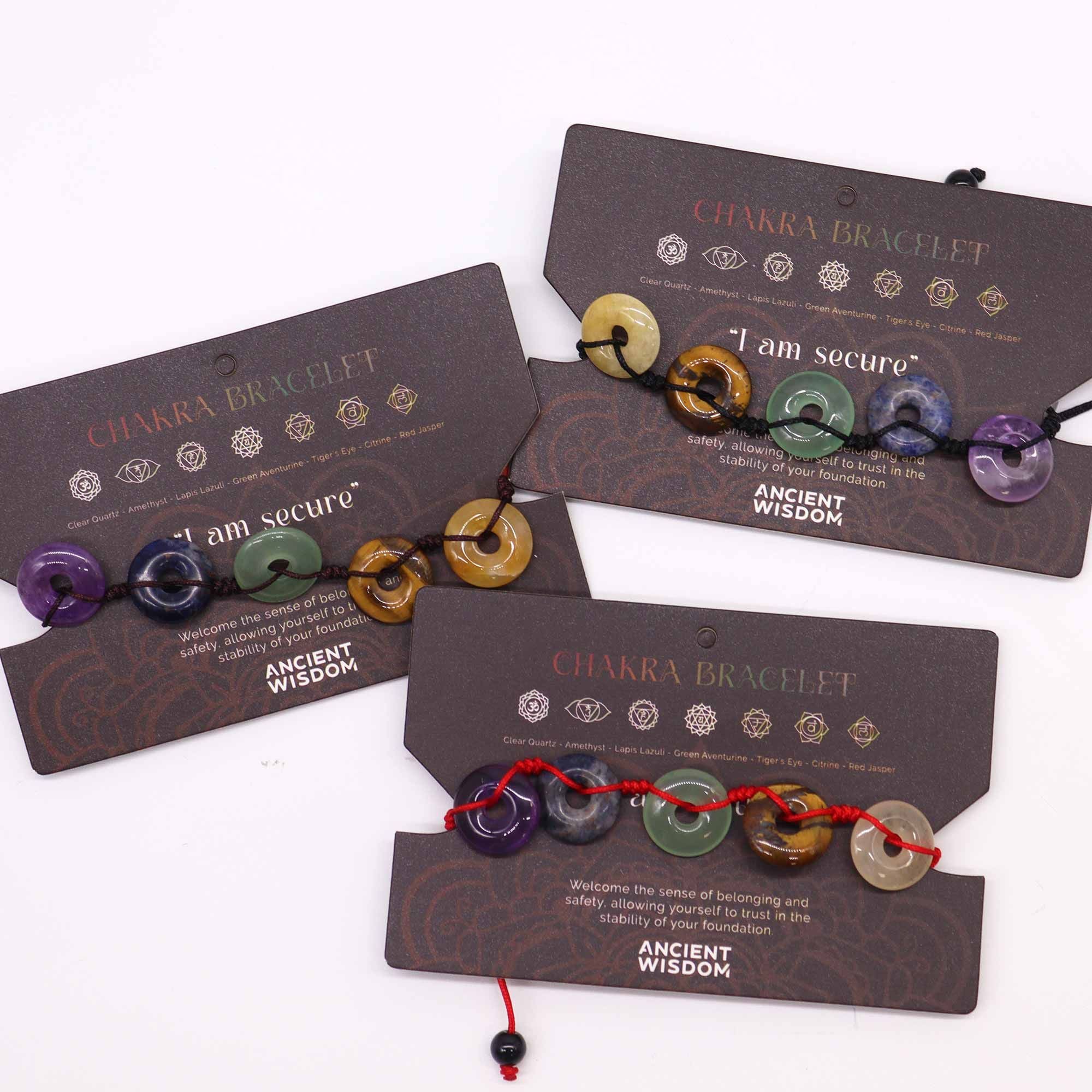 Pulsera de los 7 Chakras – Ajustable con Piedras Naturales ( 7 modelos )