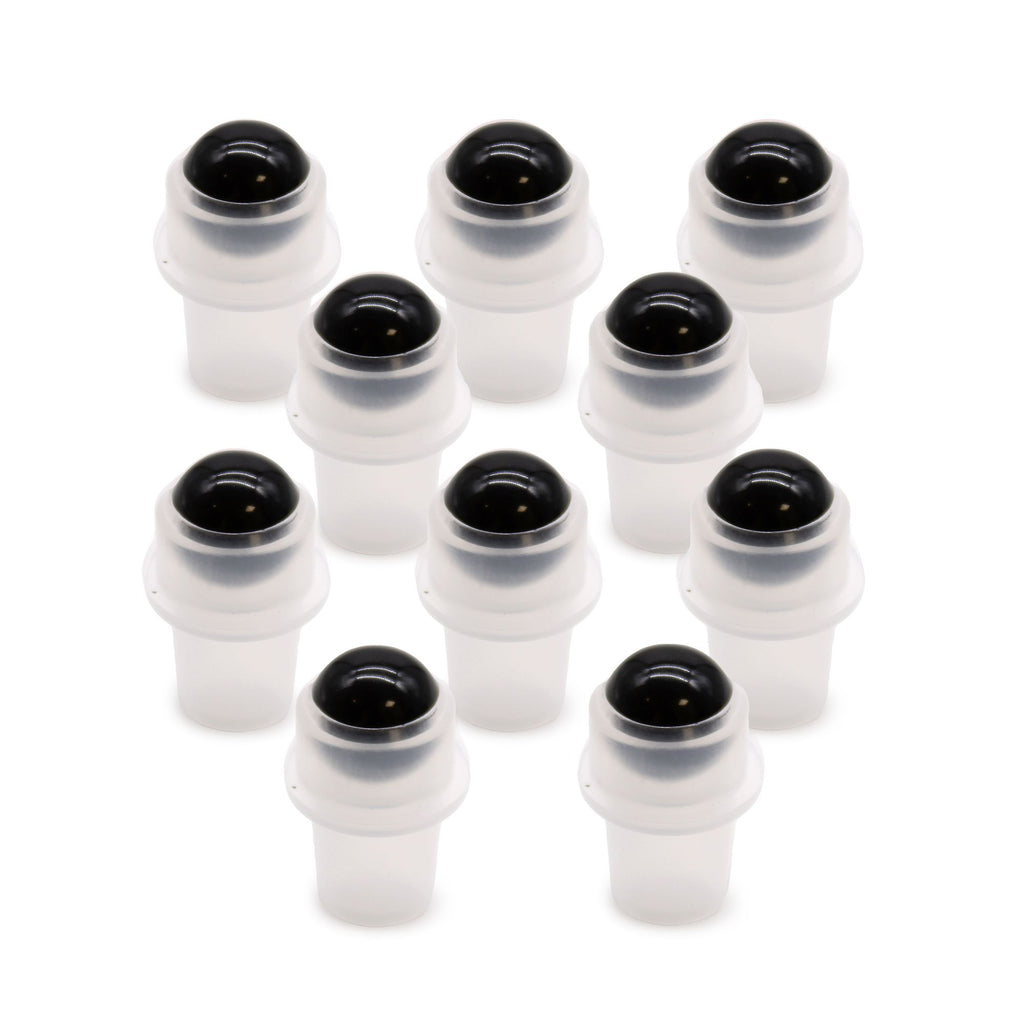 Punta de rodillo de piedras preciosas para botella de 5 ml - Turmalina negra