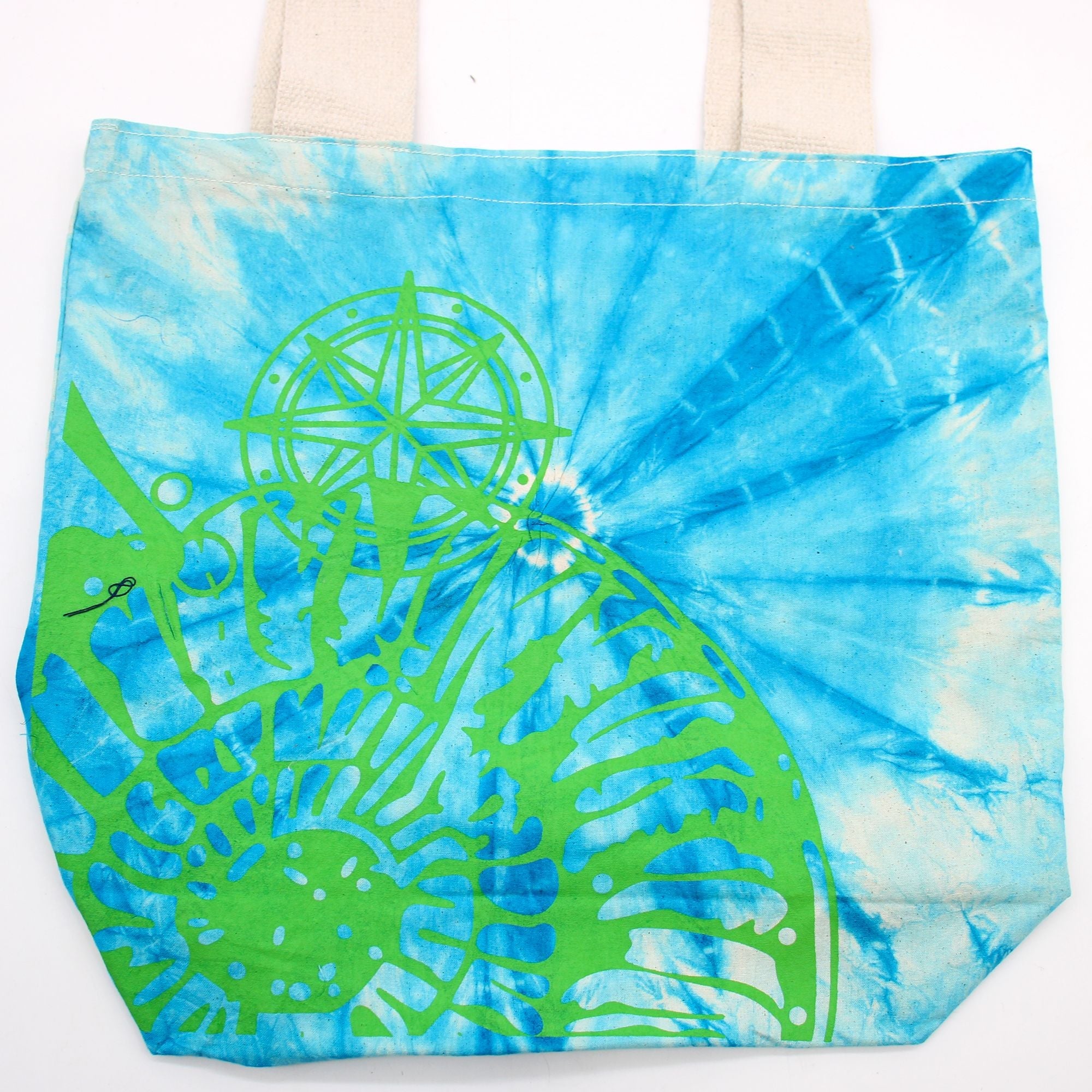 Bolsa de Algodon Natural con Diseño "Tie Dye"