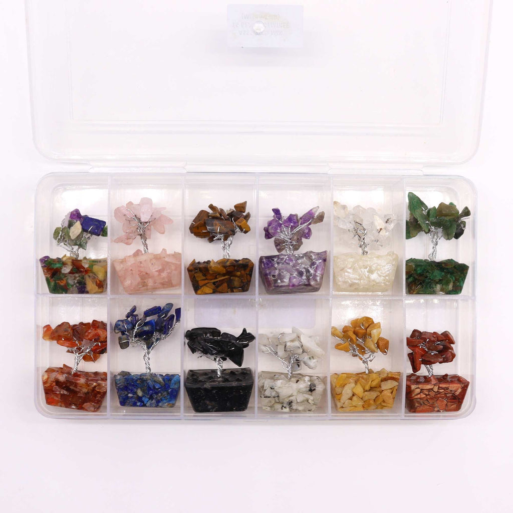 Mini Árboles de Piedras Preciosas ( 20 modelos )