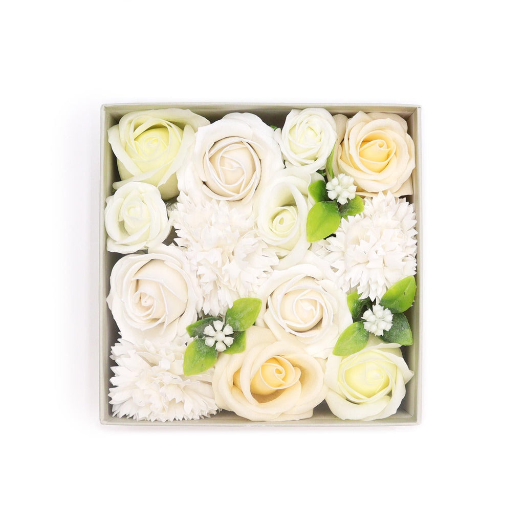 Flores de Jabón Celebraciones y Festejos - Caja Cuadrada ( 5 modelos )