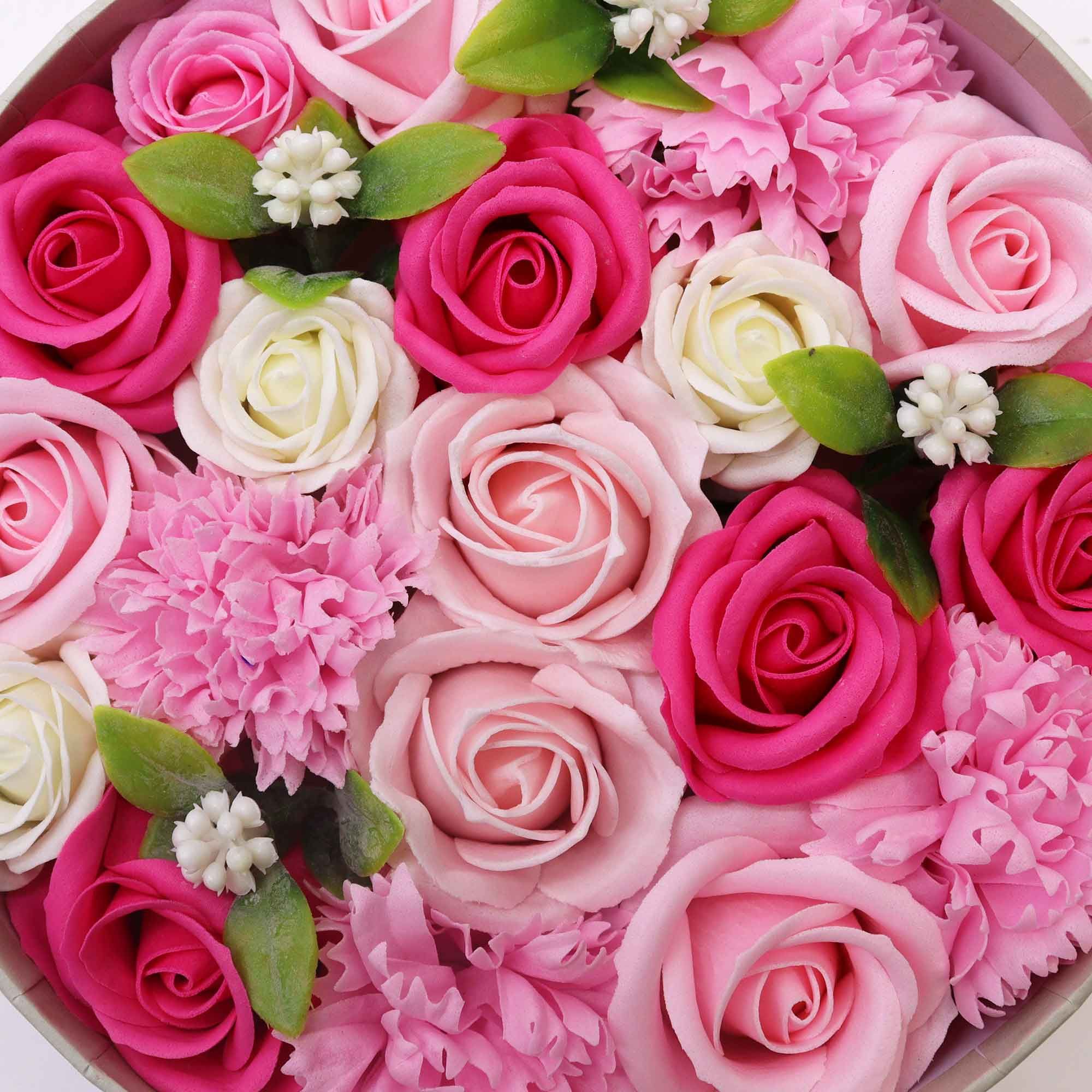 Flores de Jabón Celebraciones y Festejos -  Caja Redonda ( 6 modelos diferentes )