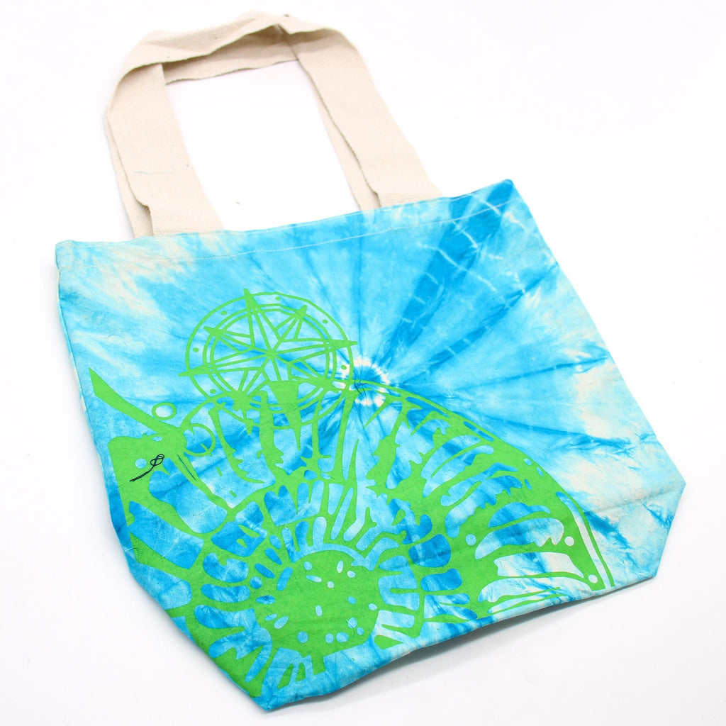 Bolsa de Algodon Natural con Diseño "Tie Dye"