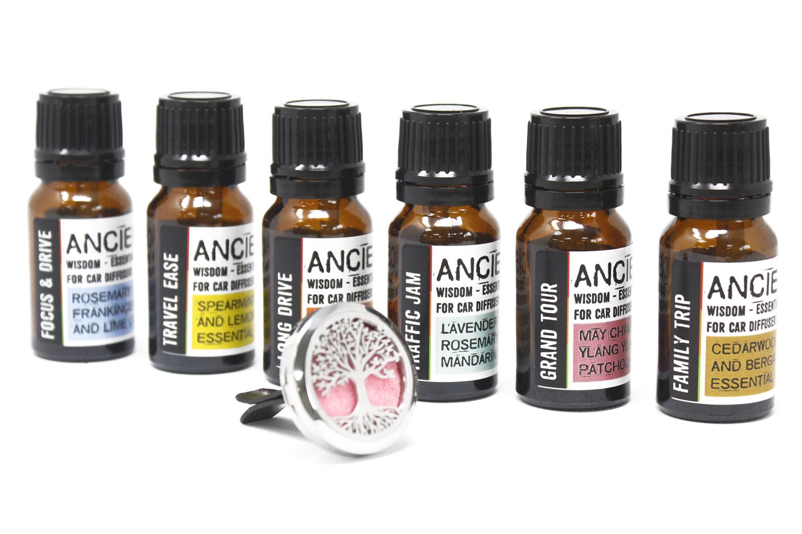 10ml Aceite Esencial para difusor de coche- Tránsito lento