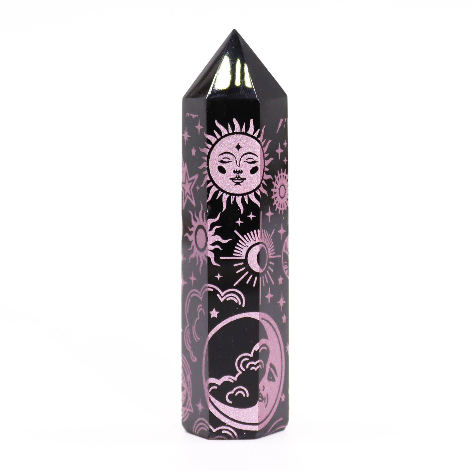 Punta de Obsidiana Negra Natural ( 5 modelos )