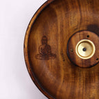 Disco porta incienso para conos y varillas - Buda