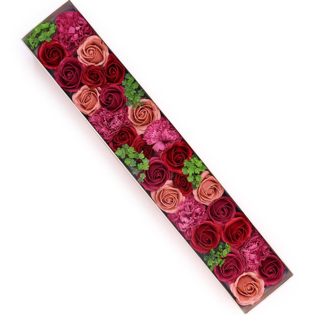 Flores de Jabón Celebraciones y Festejos -  Caja Extra Larga ( 7 modelos diferentes )