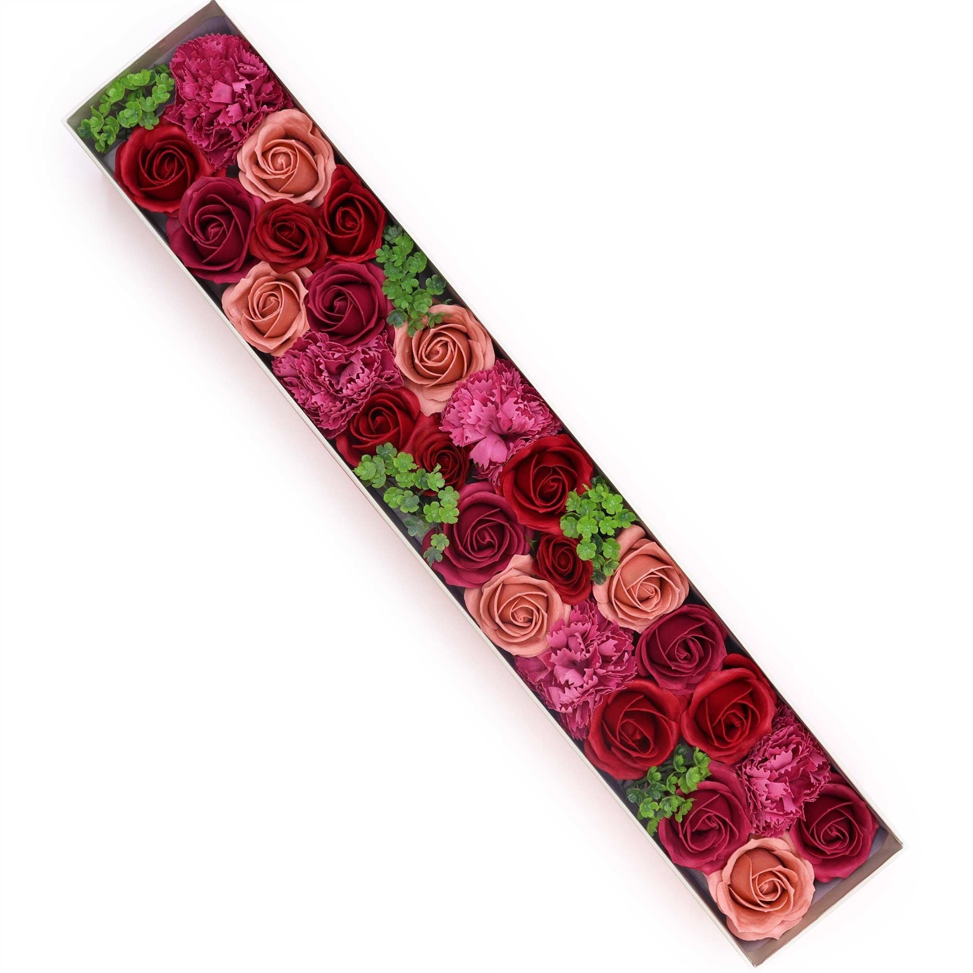 Flores de Jabón Celebraciones y Festejos -  Caja Extra Larga ( 7 modelos diferentes )
