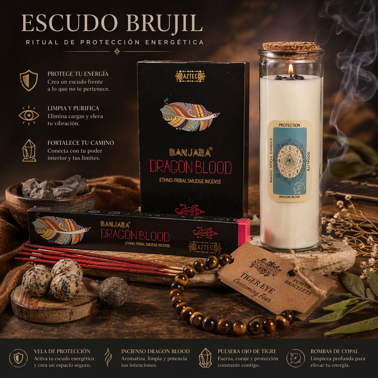 Escudo Brujil · Ritual de Protección