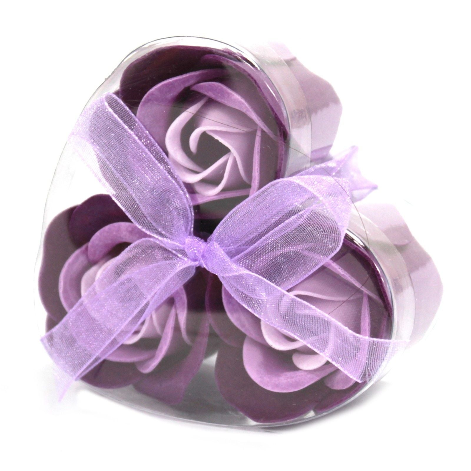 Set de 3 Flores de Jabón Caja Corazón ( 7 modelos )