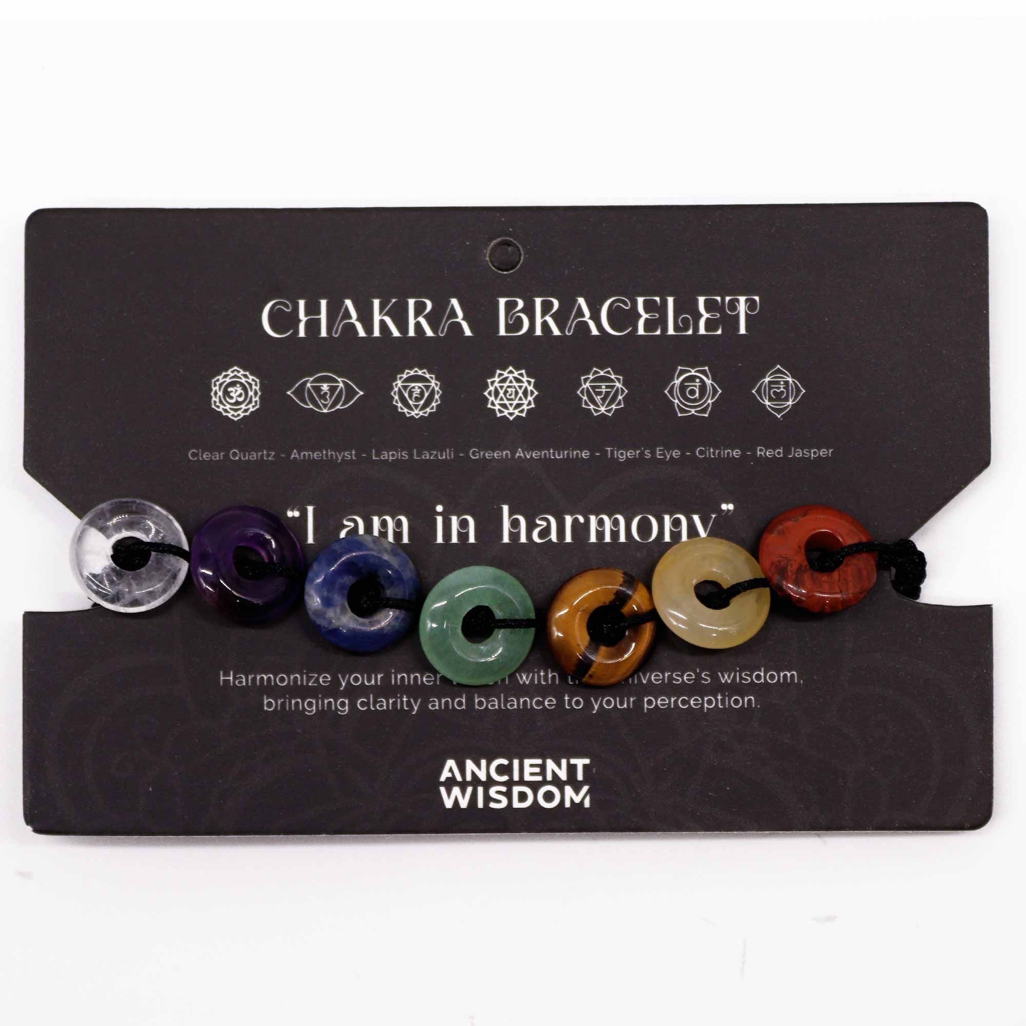 Pulsera de los 7 Chakras – Ajustable con Piedras Naturales ( 7 modelos )