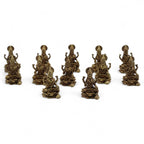 Dioses en miniatura de latón - Laxmi (11 g)  - 30 mm