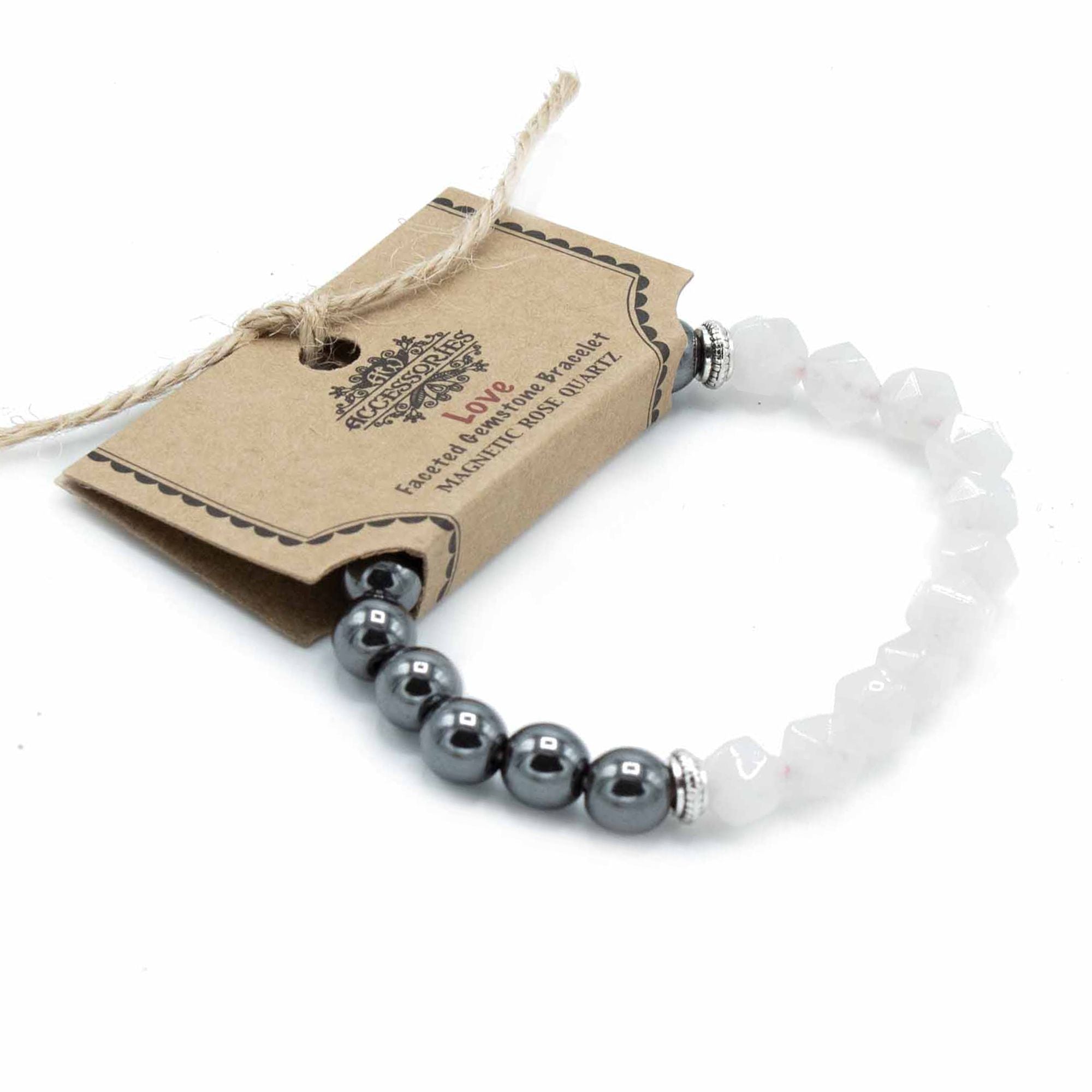 Pulsera de Piedras Naturales Facetadas – Ajuste Elástico ( 12 modelos )