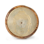 Oro sobre madera de mango - Cabeza de Buda