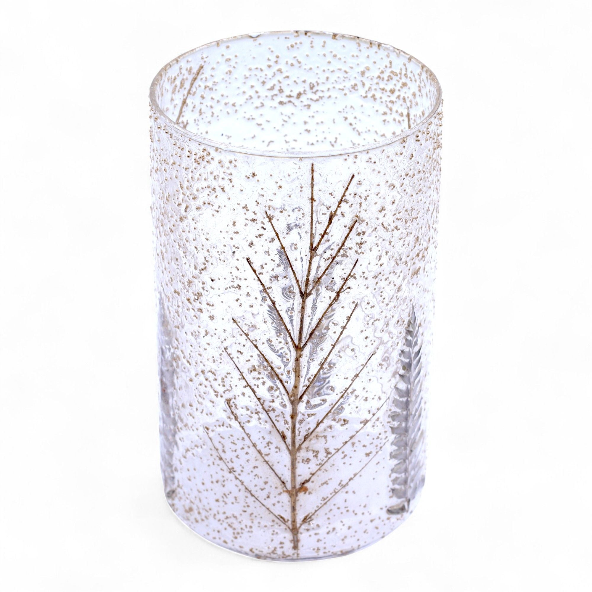 Portavelas de Cristal con Flores Prensadas – Decoración Natural ( 12 modelos diferentes )