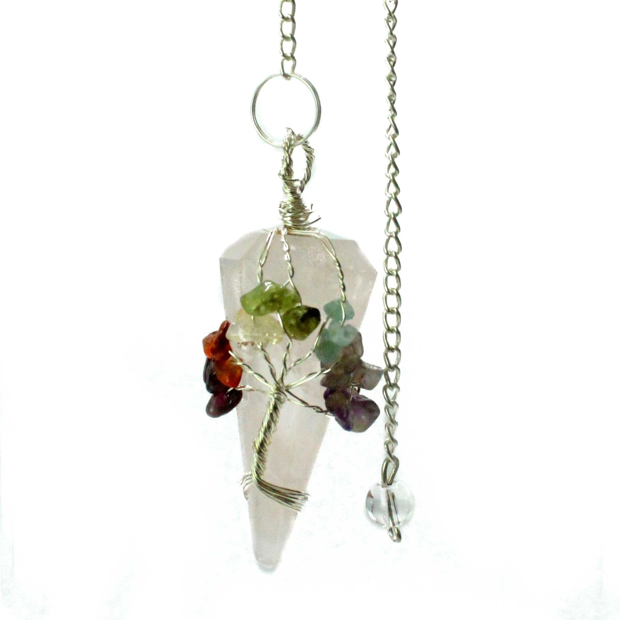 Péndulo de Piedras Preciosas con Cadena ( 16 modelos )