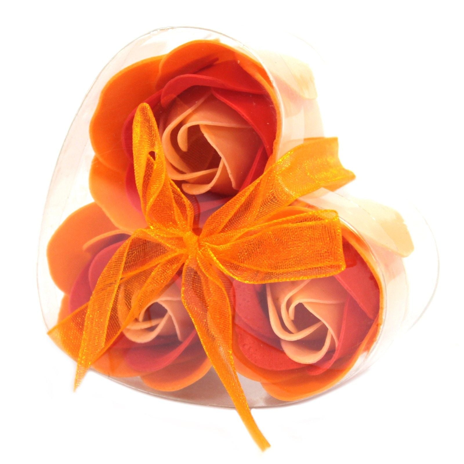 Set de 3 Flores de Jabón Caja Corazón ( 7 modelos )