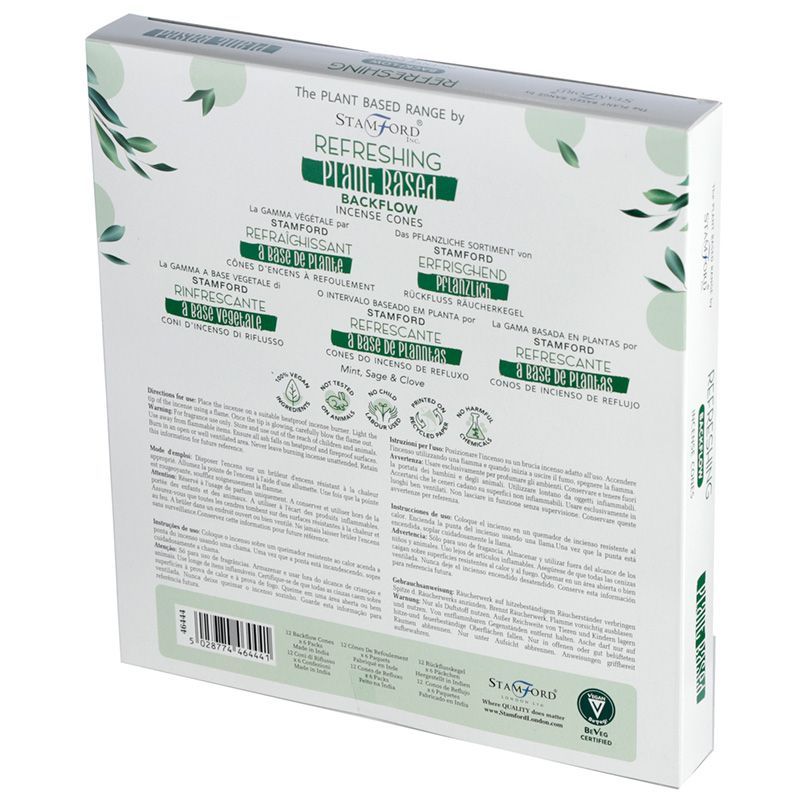 Conos de Incienso Backflow Naturales Stamford Premium (Base Vegetal) ( 14 variantes )