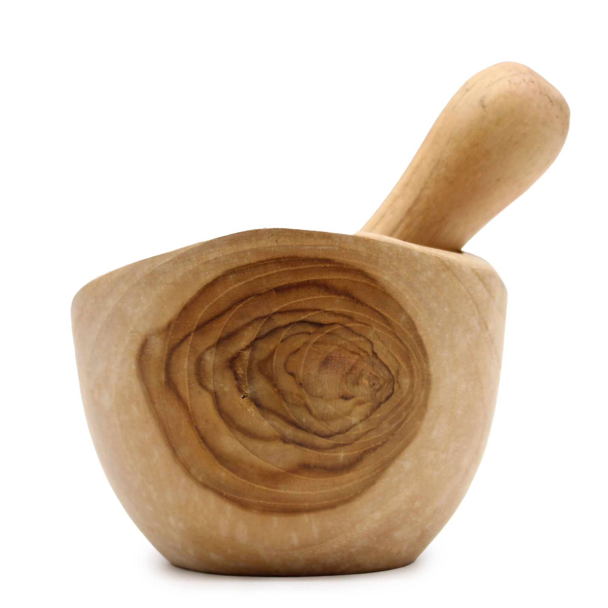 Mortero y Maja de Piedra Natural o Madera de Teca ( 6 modelos )