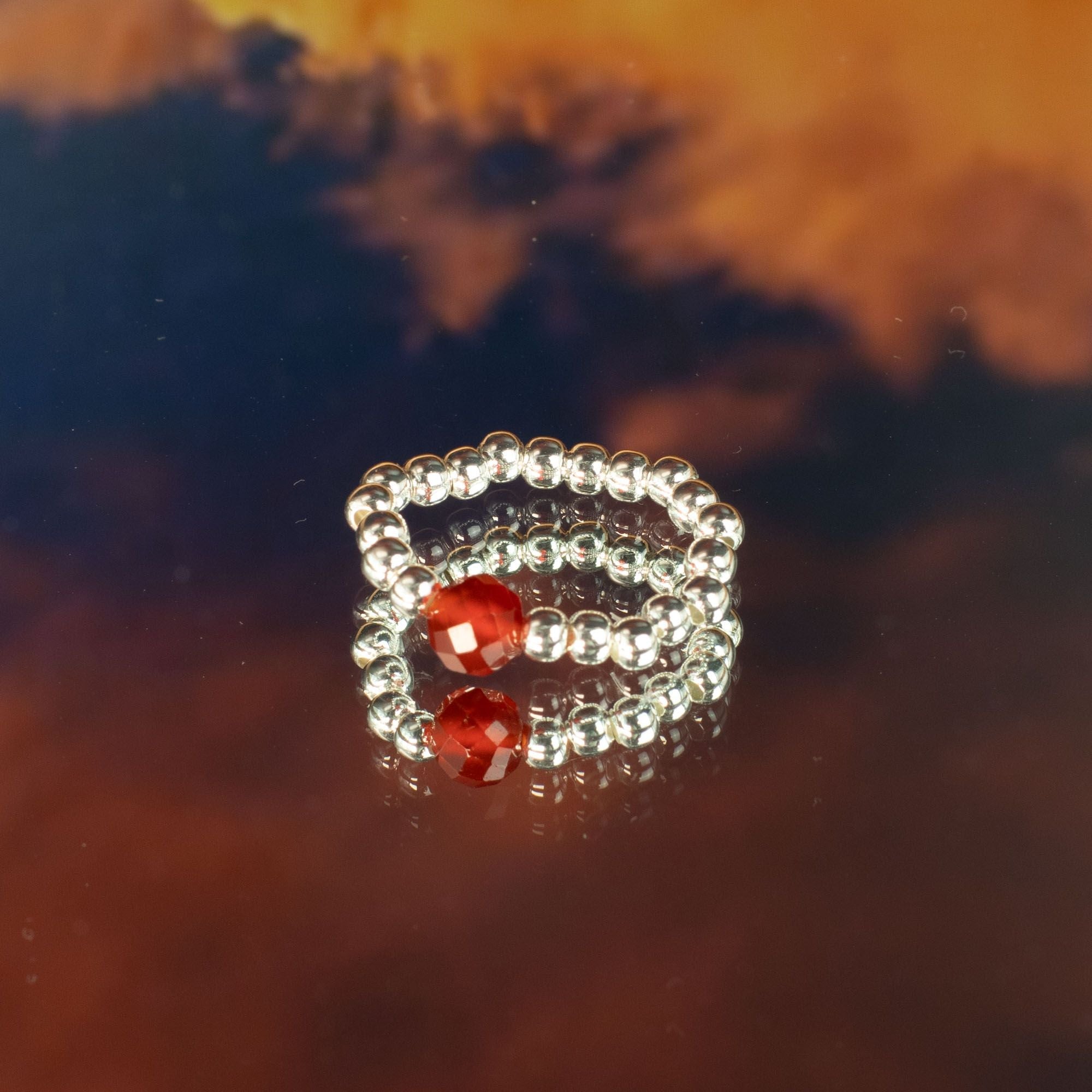 Conjunto de 3 Anillos con Gemas Ninfa ( 7 modelos )