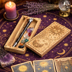 Caja de Tarot de Madera con Compartimentos ( 12 fabulosos modelos diferentes )