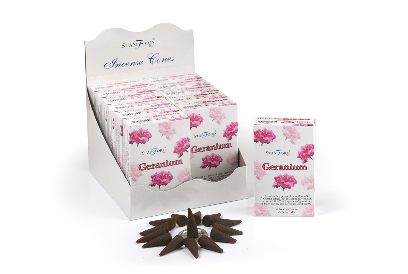 Conos de Incienso Stamford Premium (Pack con Base) ( 27 variantes )