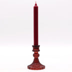 Portavelas Vintage para cena - Rojo Vampiro
