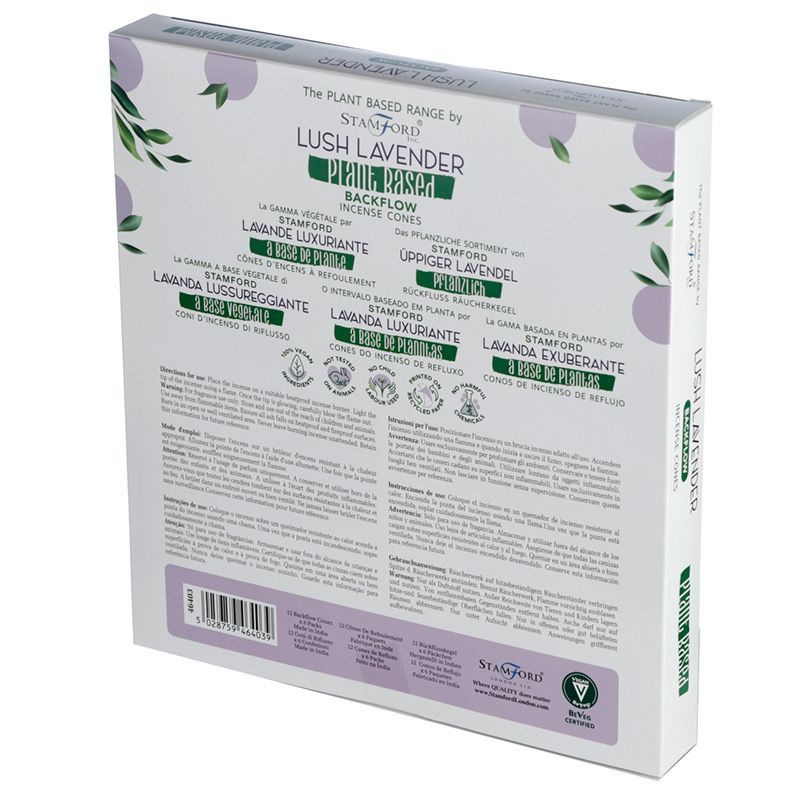 Conos de Incienso Backflow Naturales Stamford Premium (Base Vegetal) ( 14 variantes )