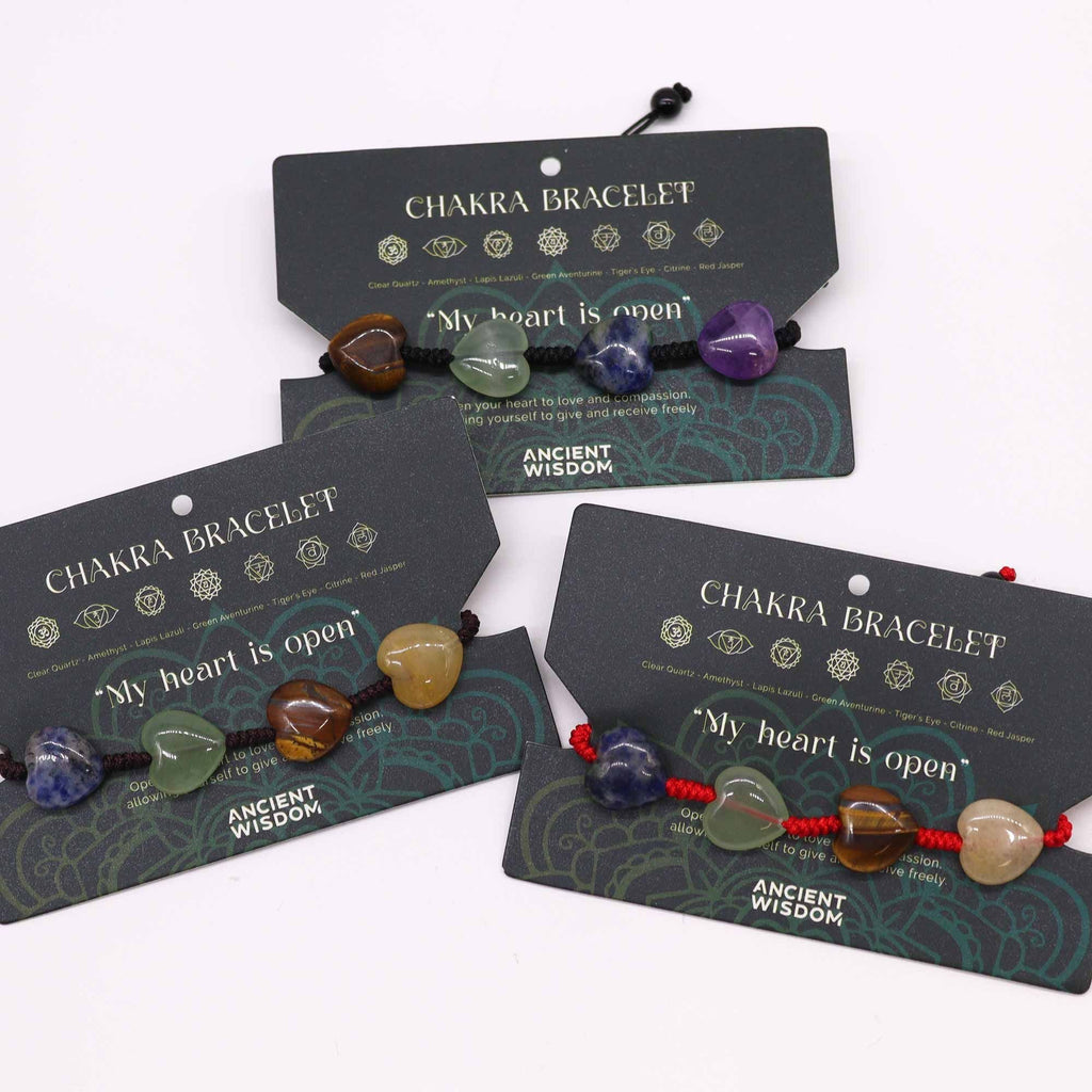 Pulsera de los 7 Chakras – Ajustable con Piedras Naturales ( 7 modelos )