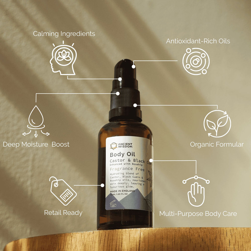 Aceite Corporal Organico 50 ml - Rosa Mosqueta (sin fragancia)
