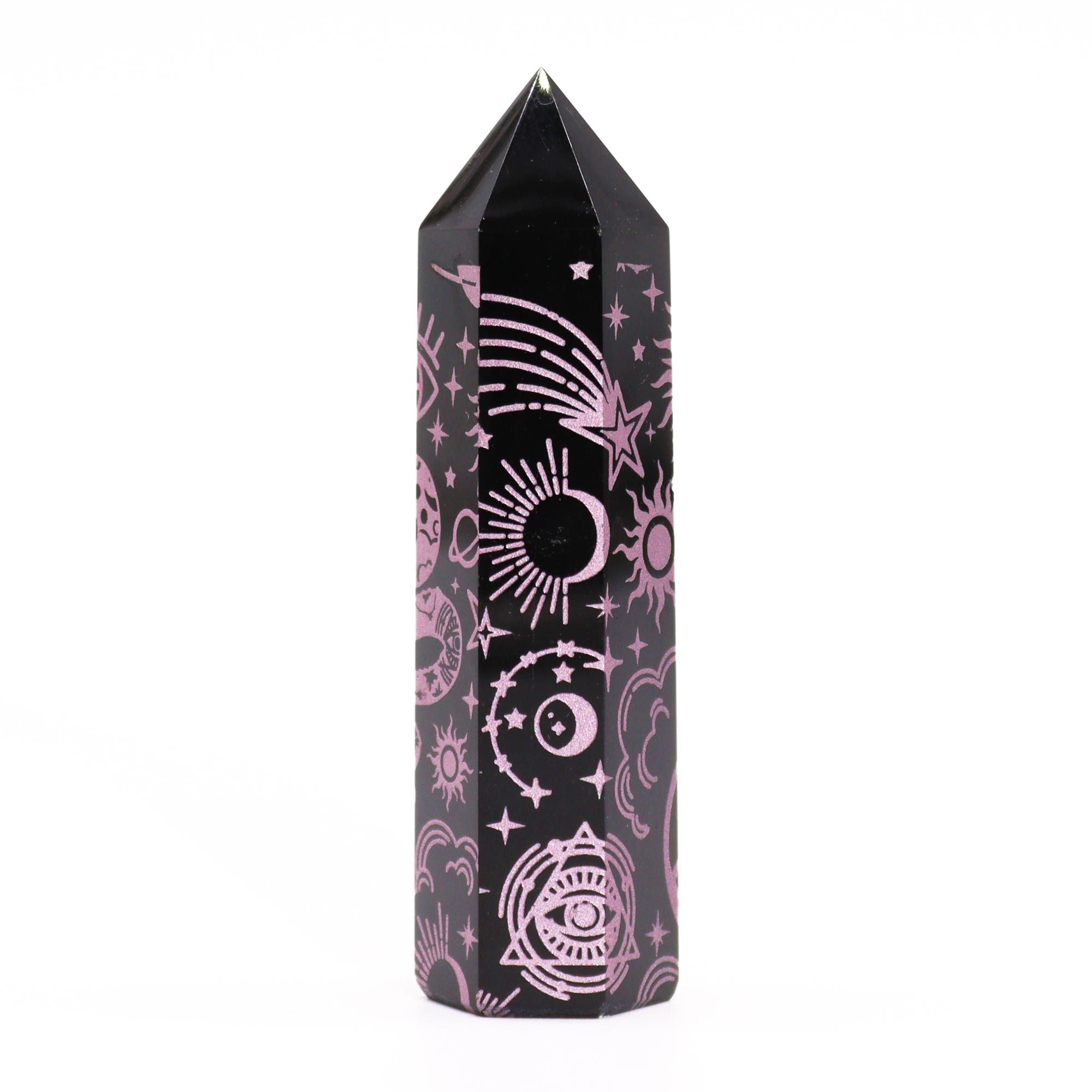 Punta de Obsidiana Negra Natural ( 5 modelos )