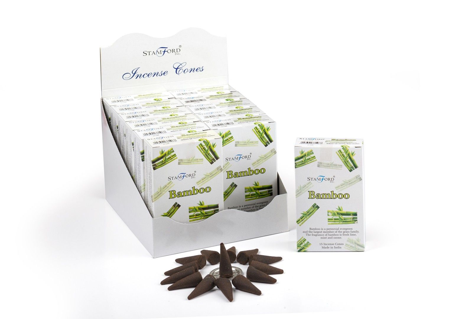 Conos de Incienso Stamford Premium (Pack con Base) ( 27 variantes )
