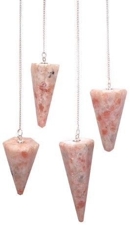 Péndulo de Piedras Preciosas con Cadena ( 16 modelos )