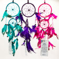 Atrapasueños Bali aro mediano - Turquesa/Rosa/Morado