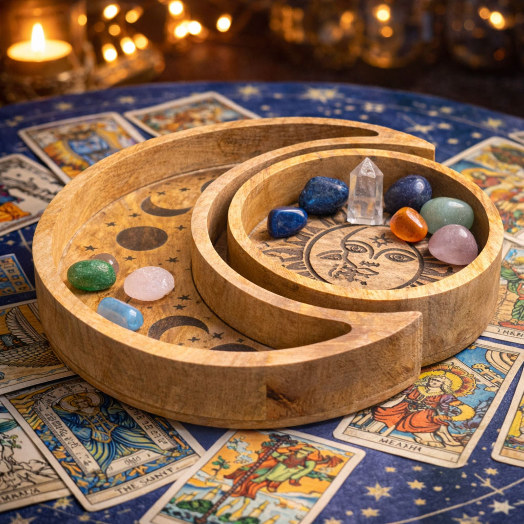 Caja de Tarot de Madera con Compartimentos ( 12 fabulosos modelos diferentes )
