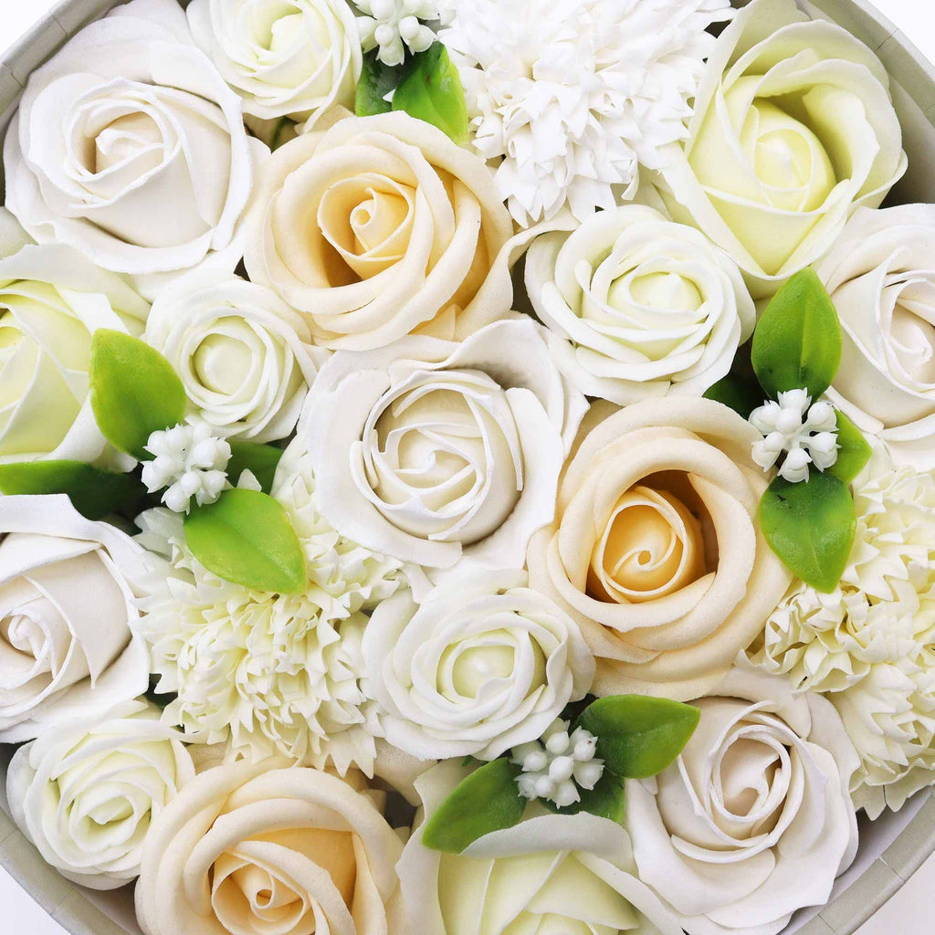 Flores de Jabón Celebraciones y Festejos -  Caja Redonda ( 6 modelos diferentes )