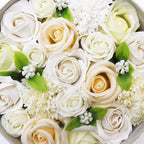 Flores de Jabón Celebraciones y Festejos -  Caja Redonda ( 6 modelos diferentes )