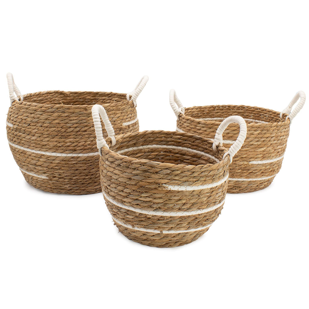Cestas de Hoja de Plátano y Hierba Marina