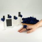 Anillos difusores de chiffon con fragancia - Azul marino