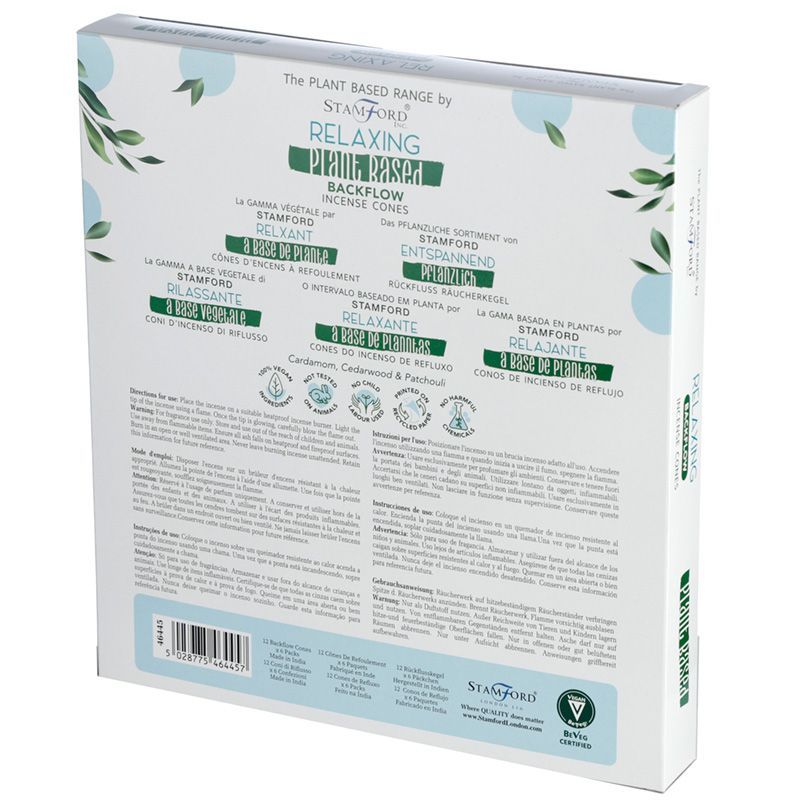 Conos de Incienso Backflow Naturales Stamford Premium (Base Vegetal) ( 14 variantes )