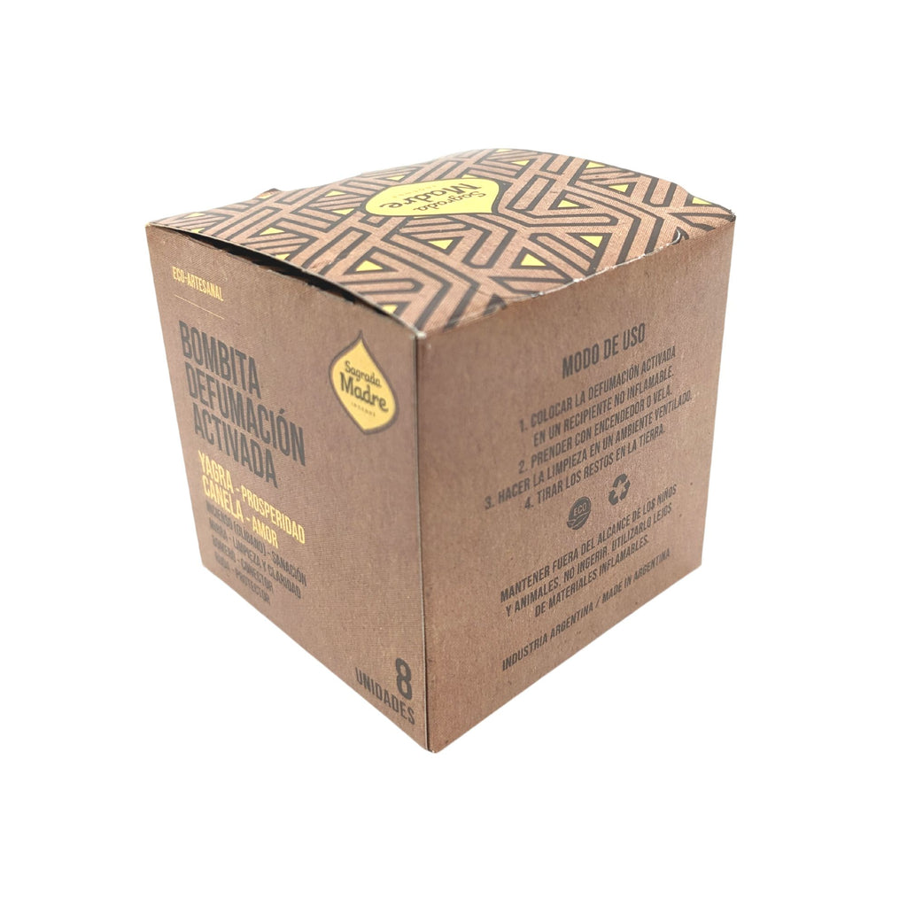 Caja de Incienso x 8 Bombitas  Yagra-Canela