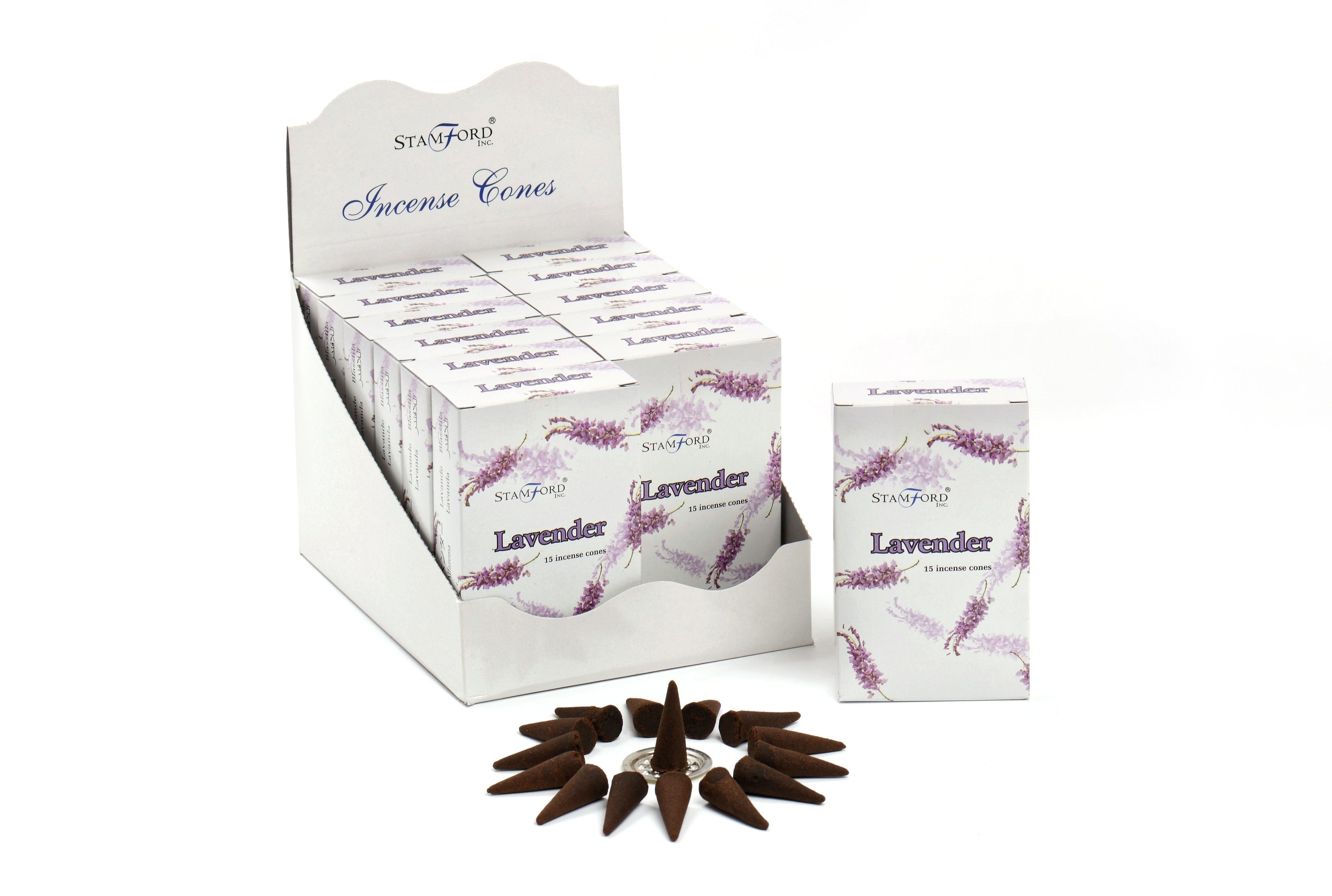 Conos de Incienso Stamford Premium (Pack con Base) ( 27 variantes )